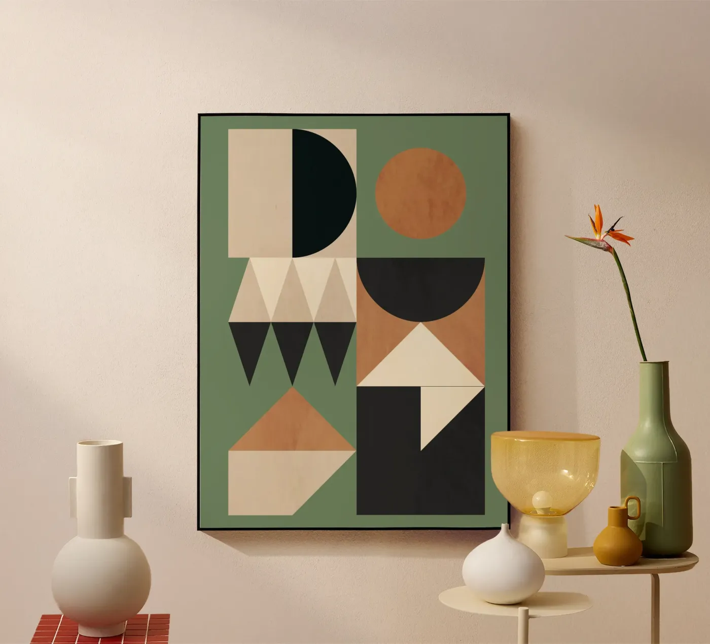 Geometrische vormen 252A acryl van Gaite