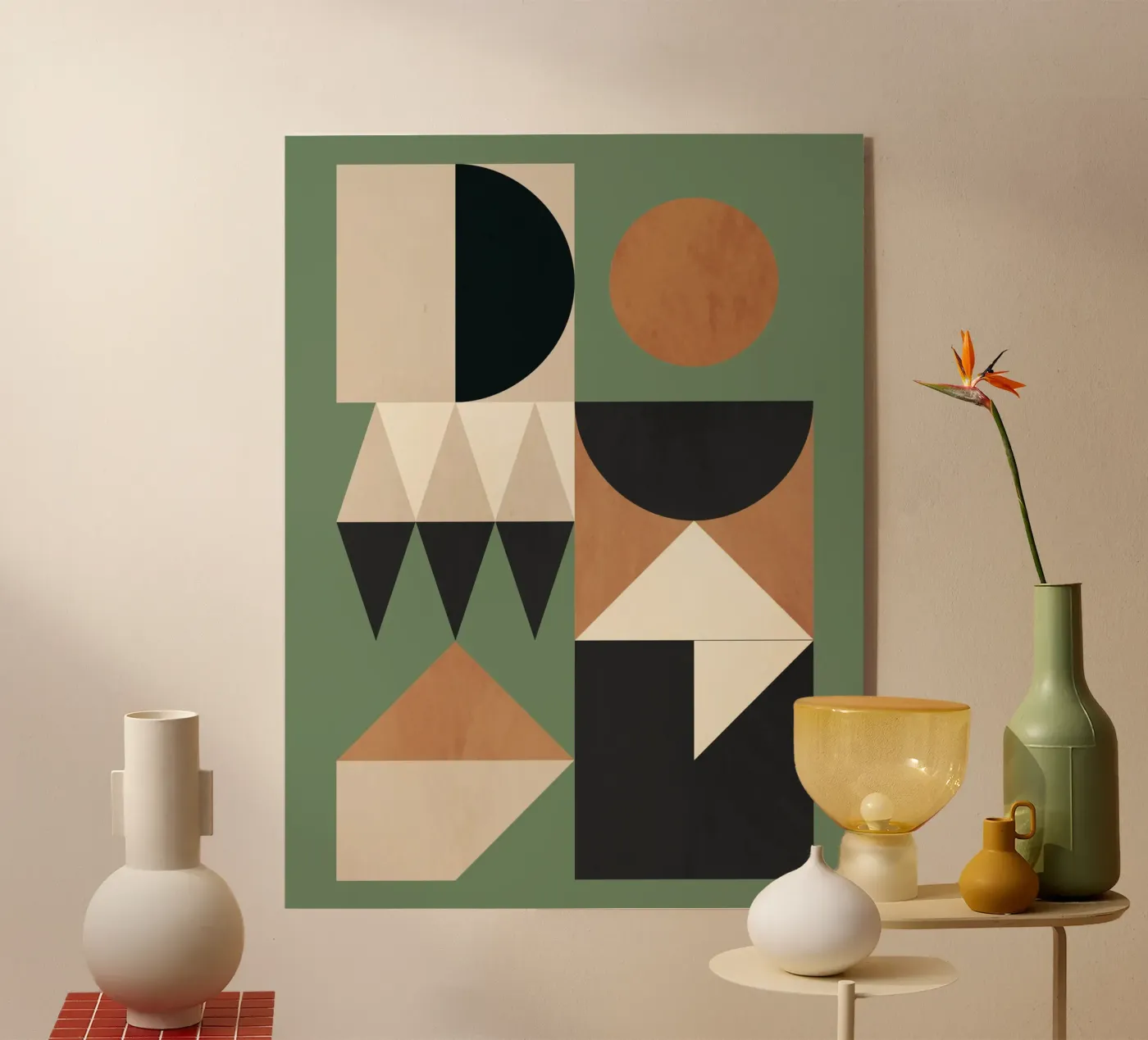 Geometrische vormen 252A acryl van Gaite