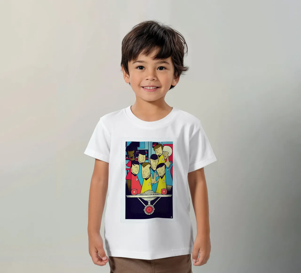 Enterprise t-shirt bambini da Ale Giorgini
