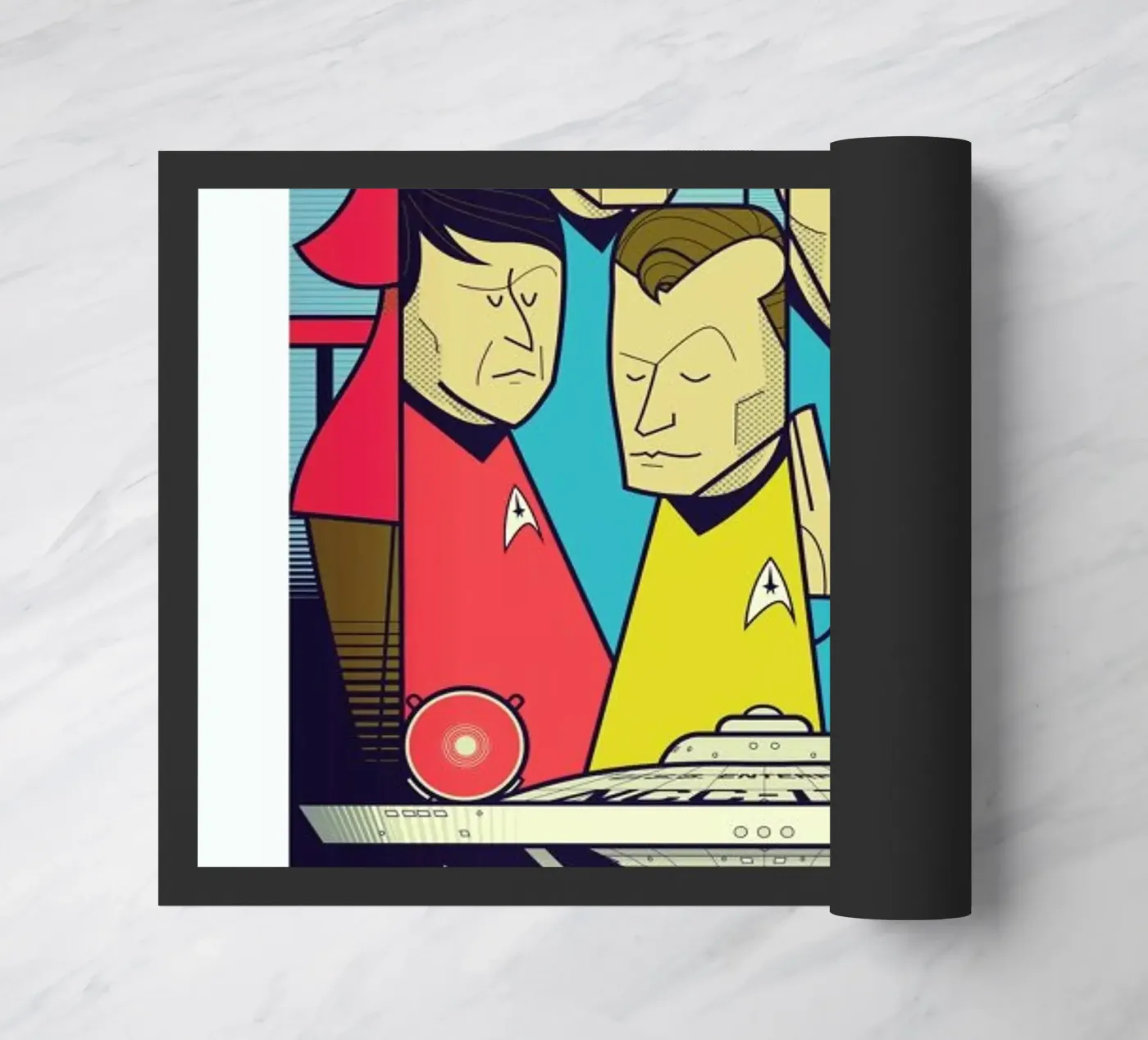 Enterprise deurmat van Ale Giorgini