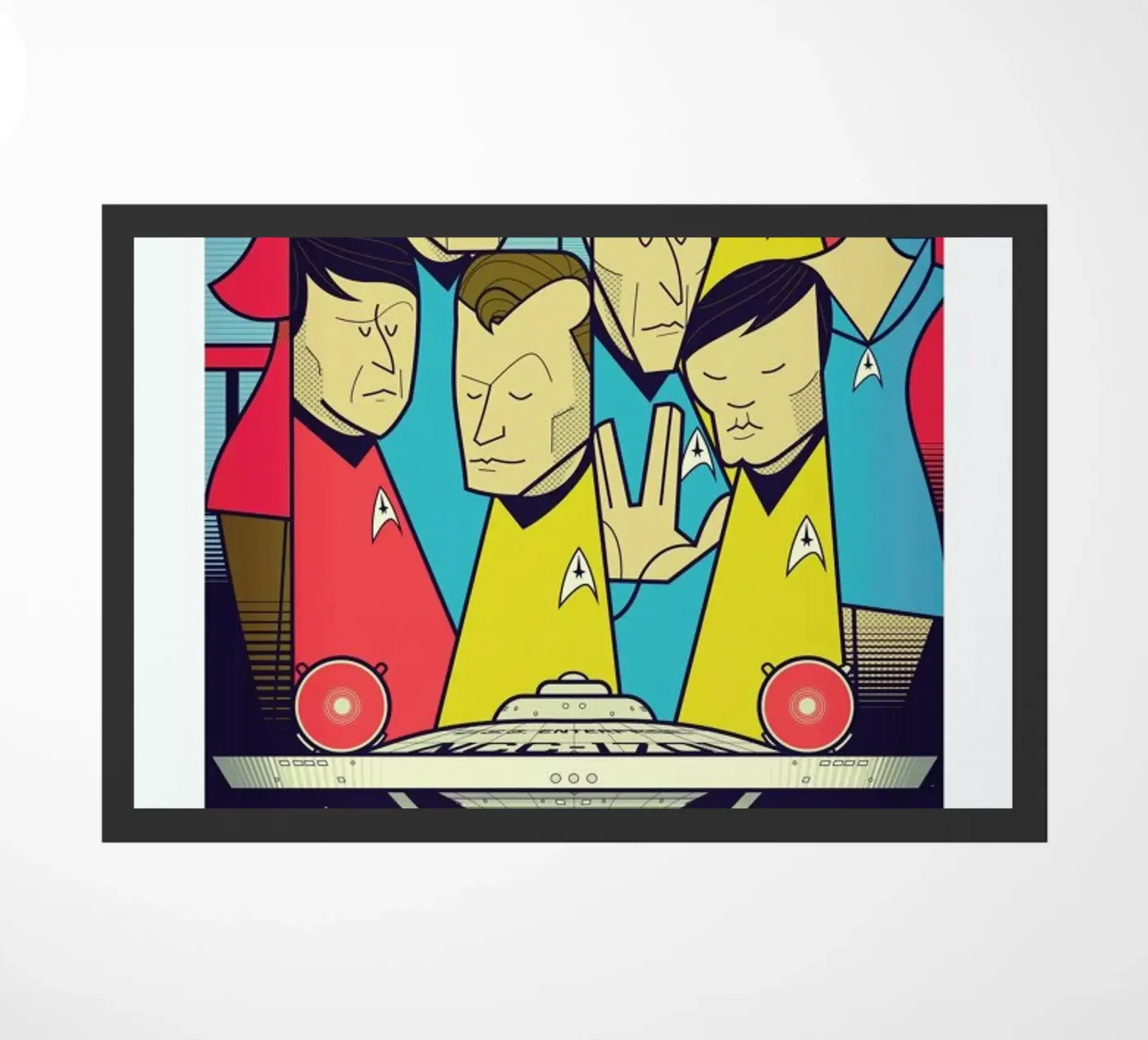 Enterprise deurmat van Ale Giorgini