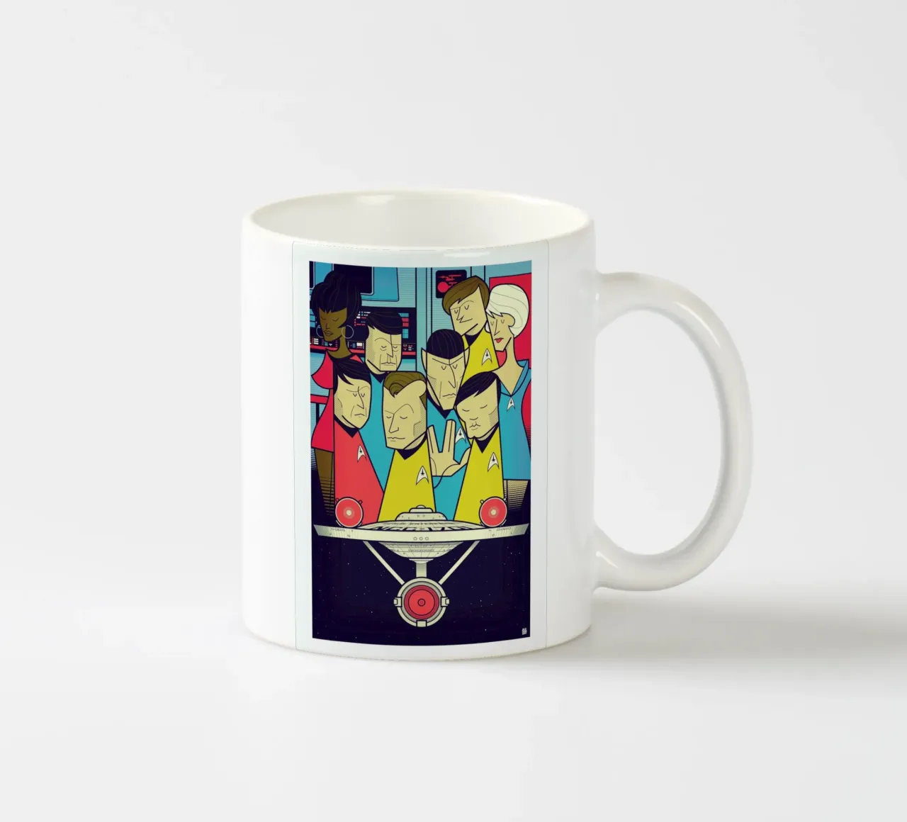Enterprise tazza in ceramica da Ale Giorgini