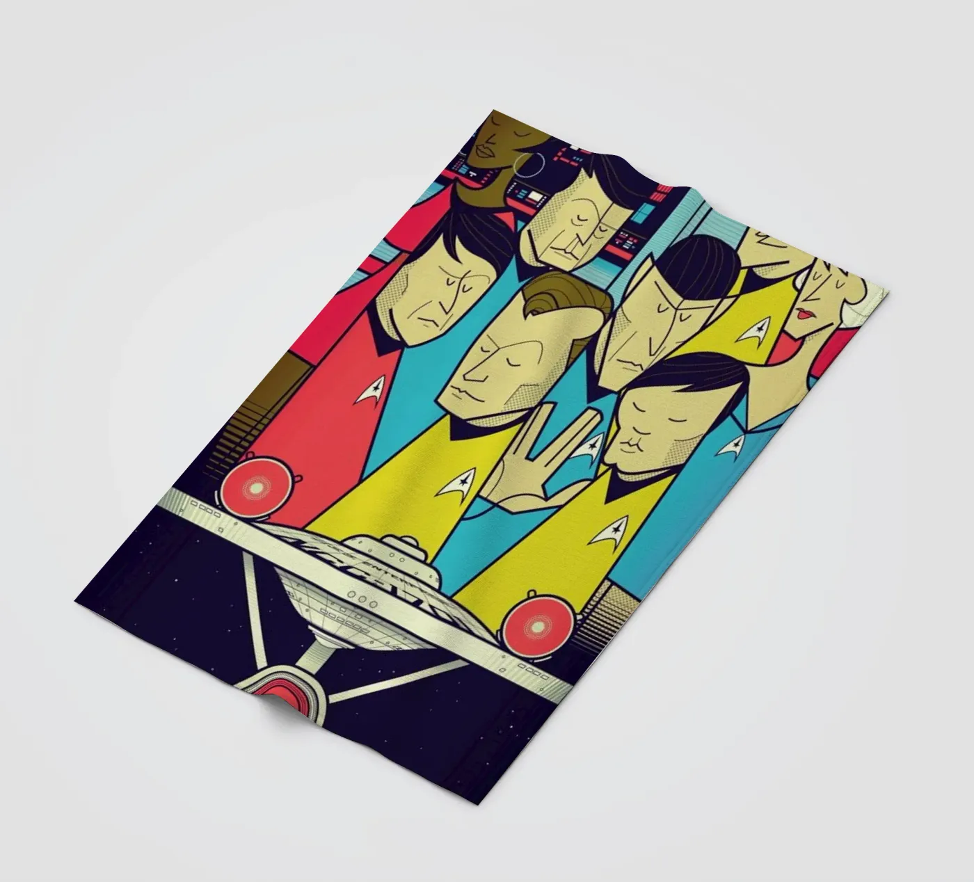 Enterprise fleecedeken van Ale Giorgini