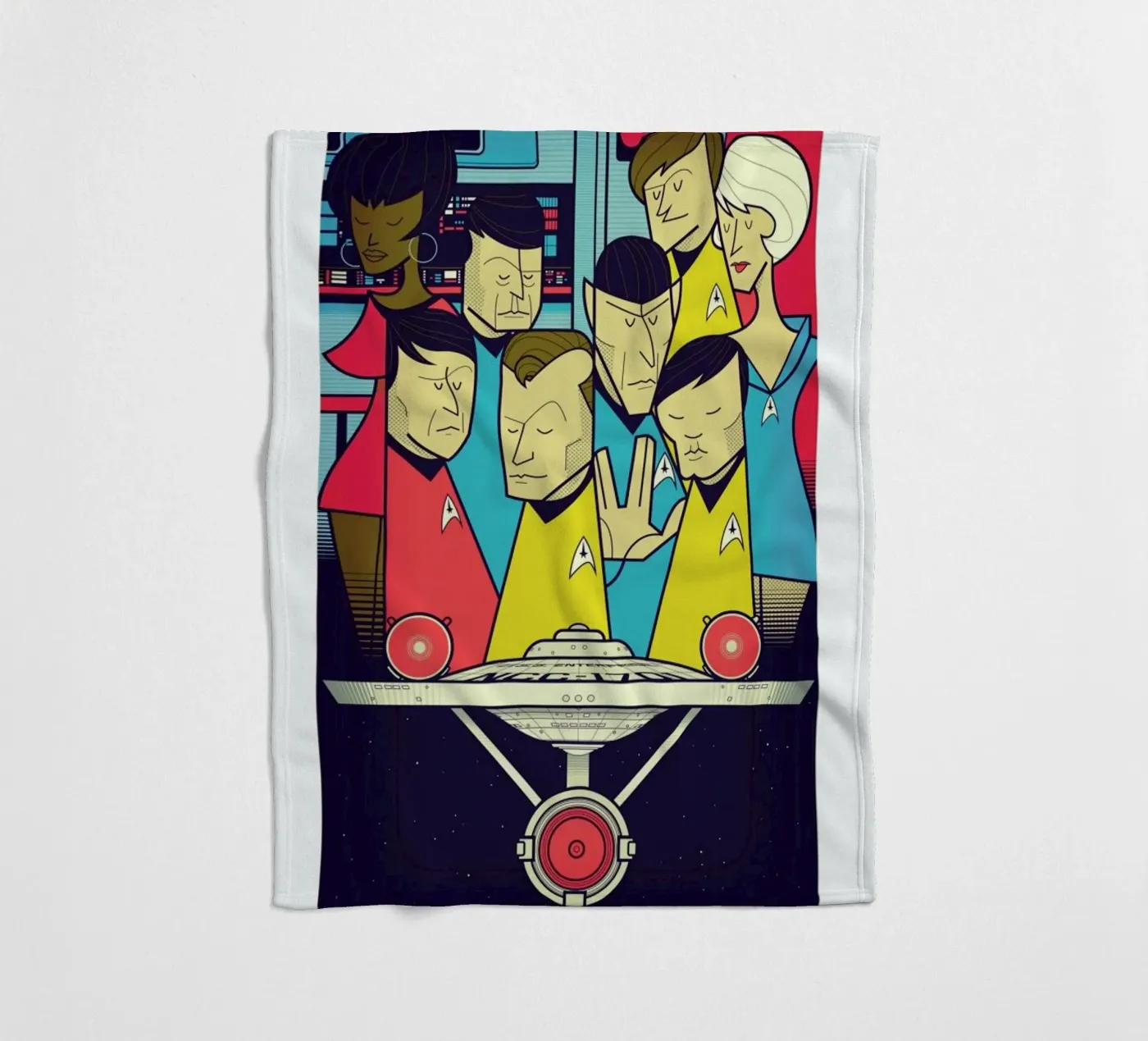 Enterprise fleecedeken van Ale Giorgini