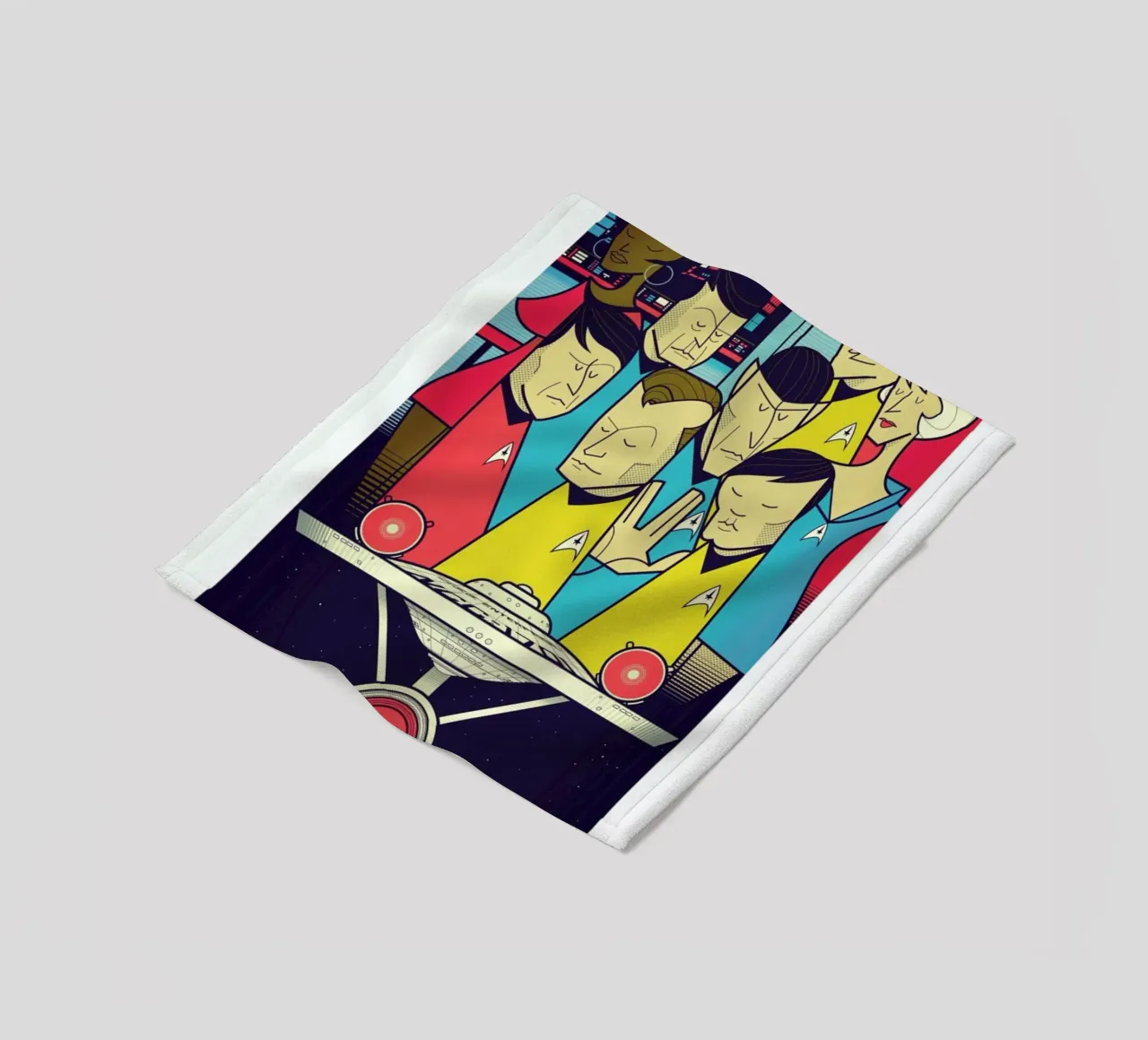 Enterprise Fleecedecke von Ale Giorgini