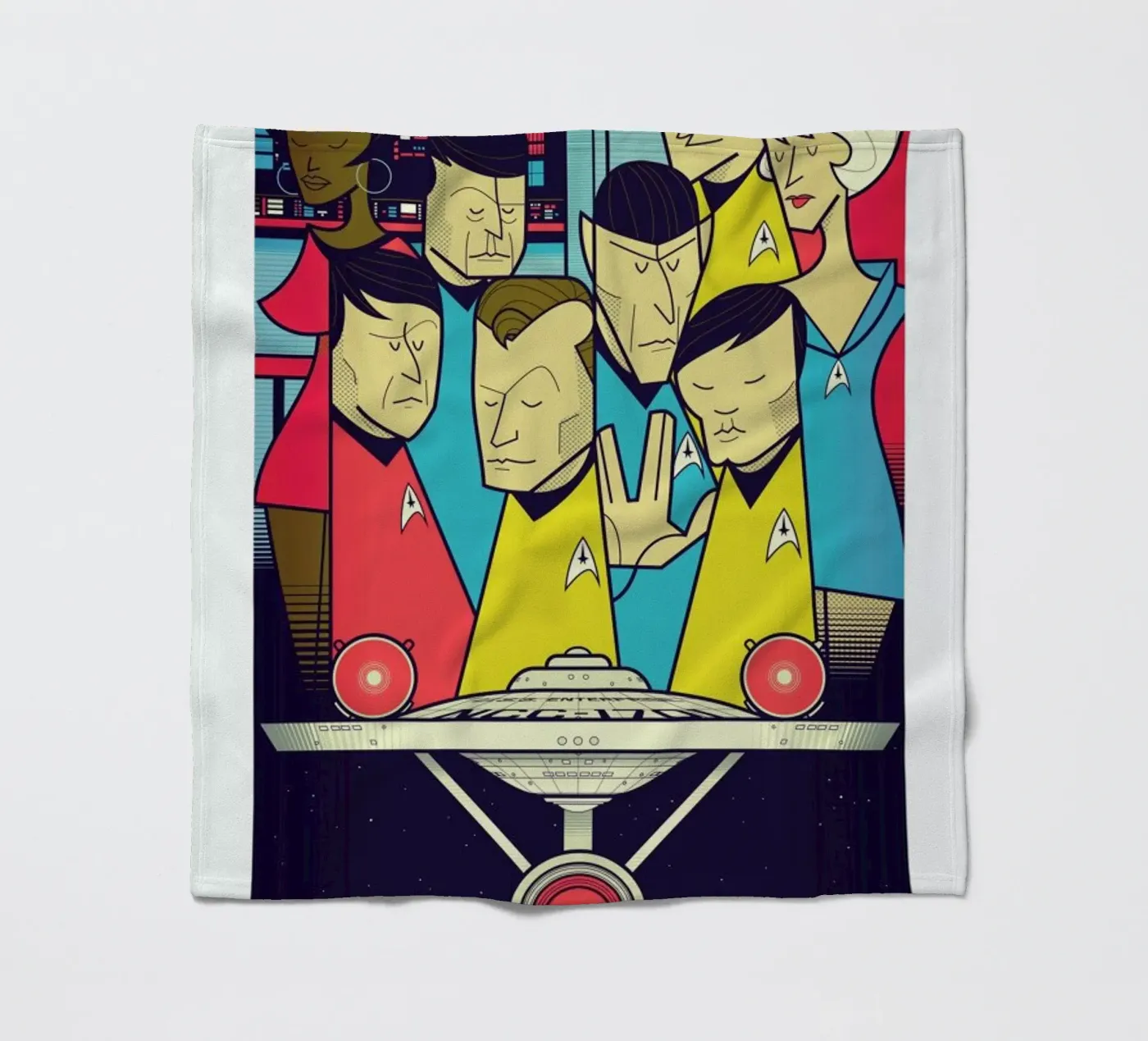 Enterprise fleecedeken van Ale Giorgini