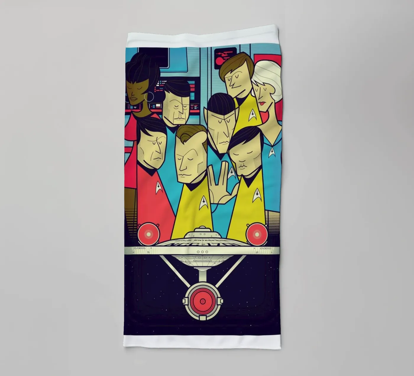 Enterprise towel by Ale Giorgini