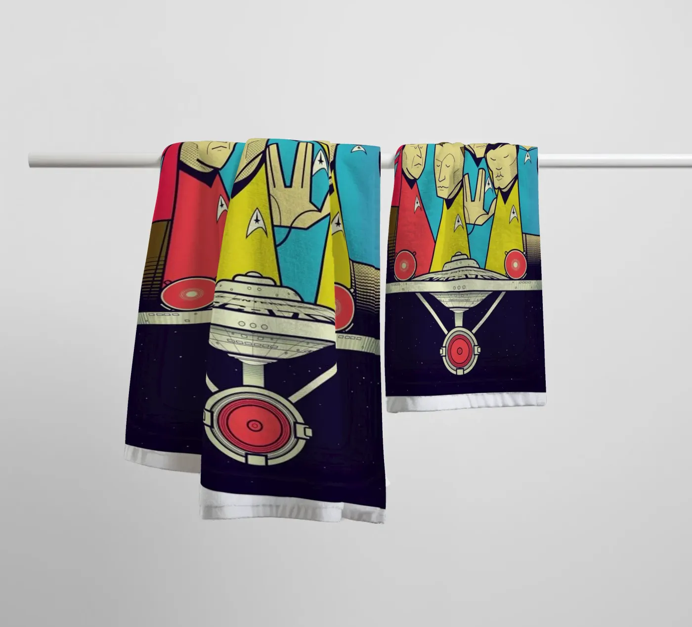 Enterprise towel by Ale Giorgini