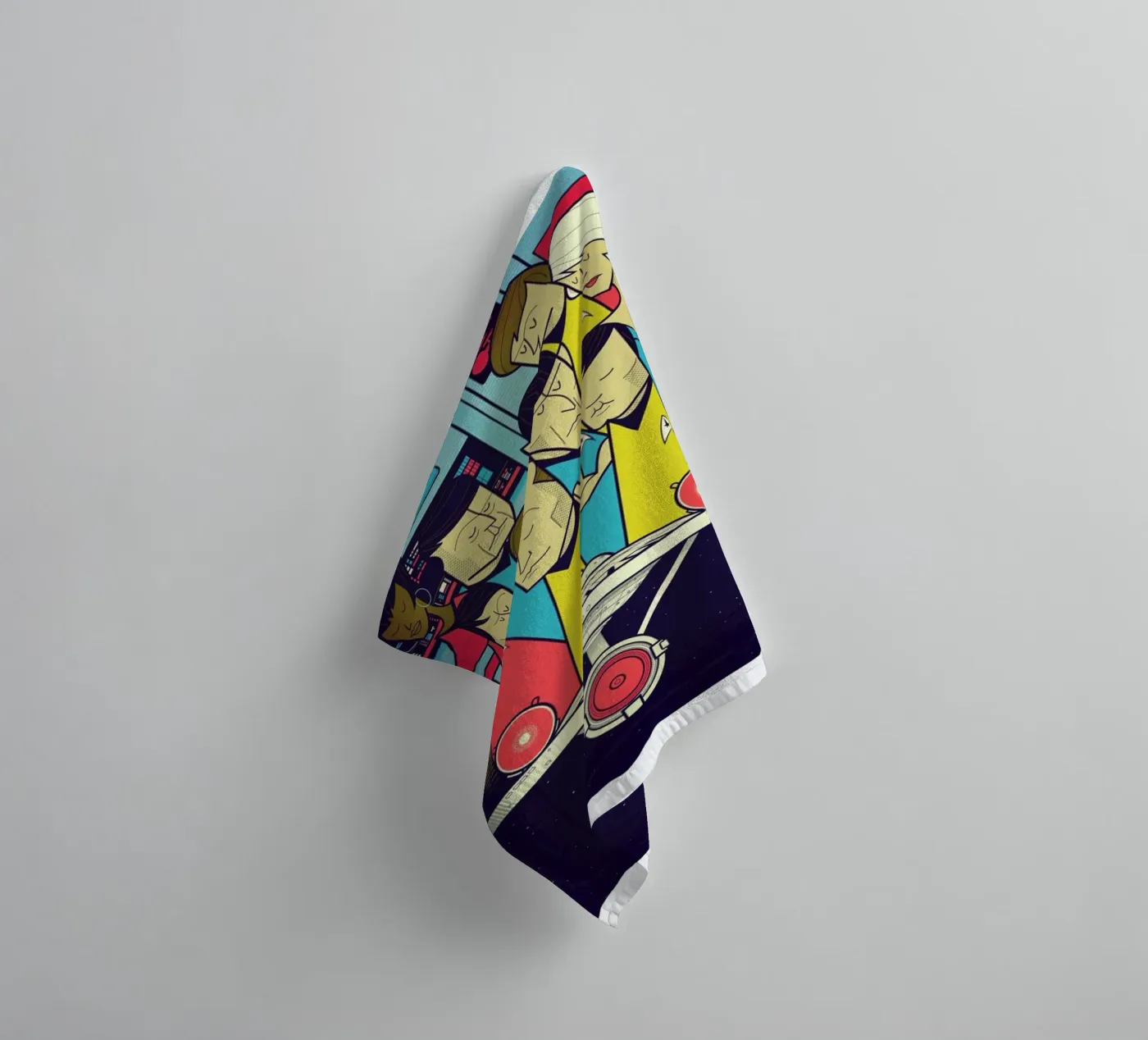 Enterprise badhanddoek van Ale Giorgini