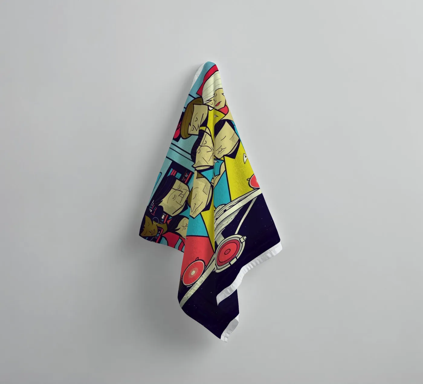 Enterprise towel by Ale Giorgini