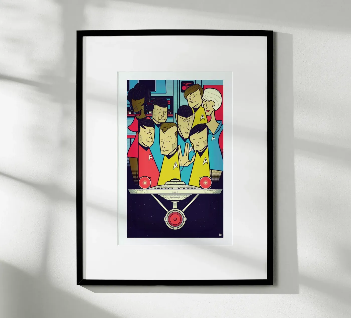 Enterprise poster de Ale Giorgini