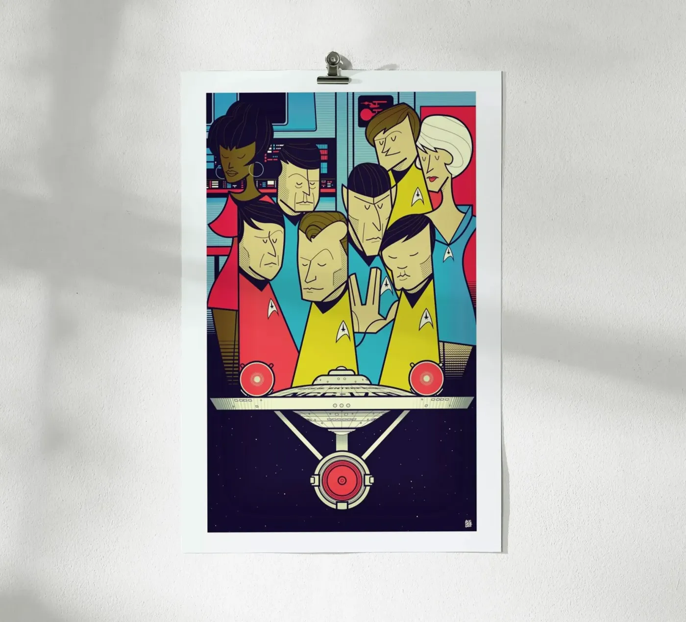 Enterprise poster de Ale Giorgini