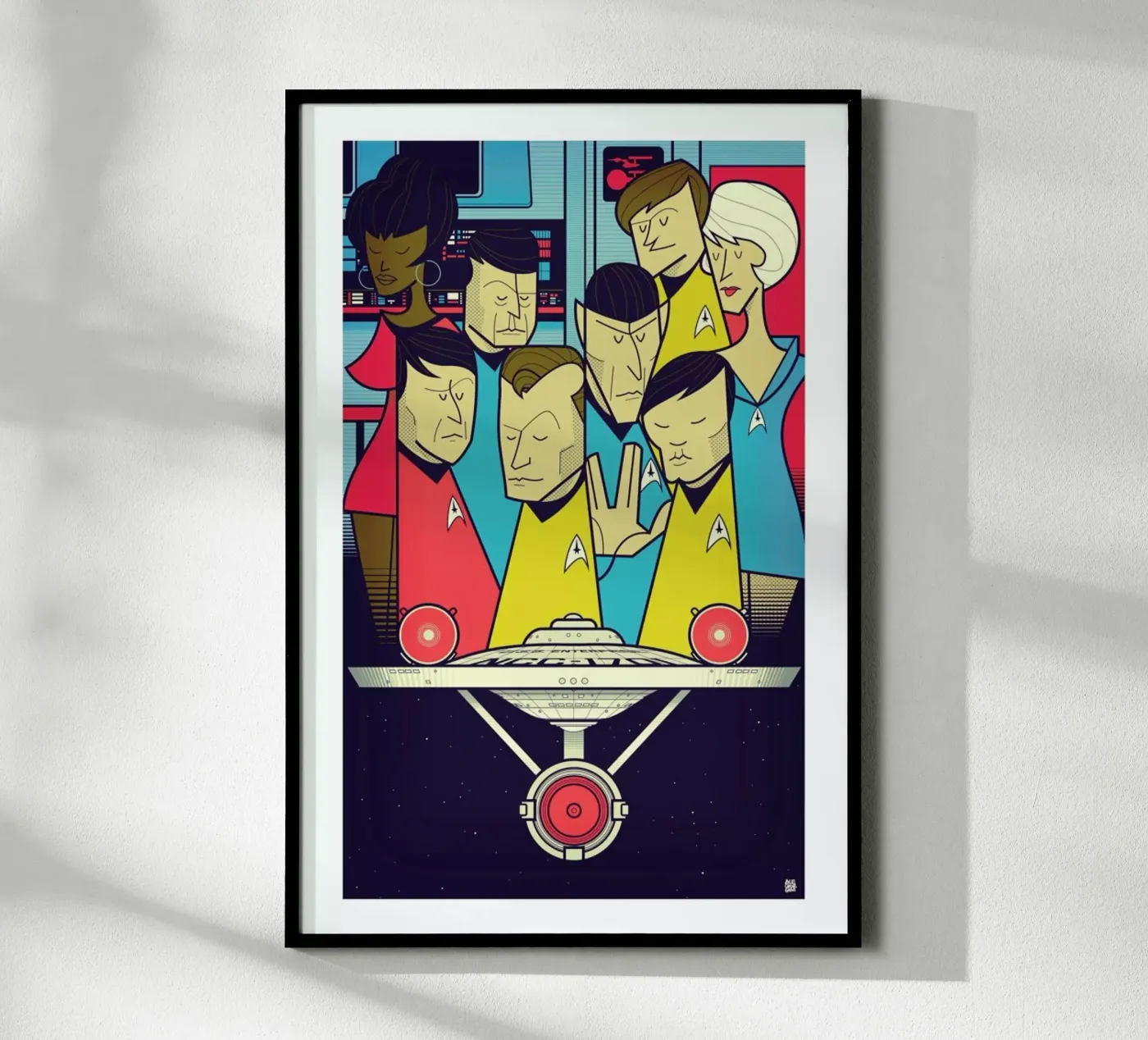 Enterprise poster de Ale Giorgini