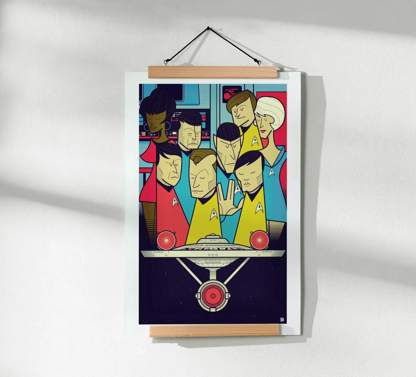 Enterprise poster de Ale Giorgini