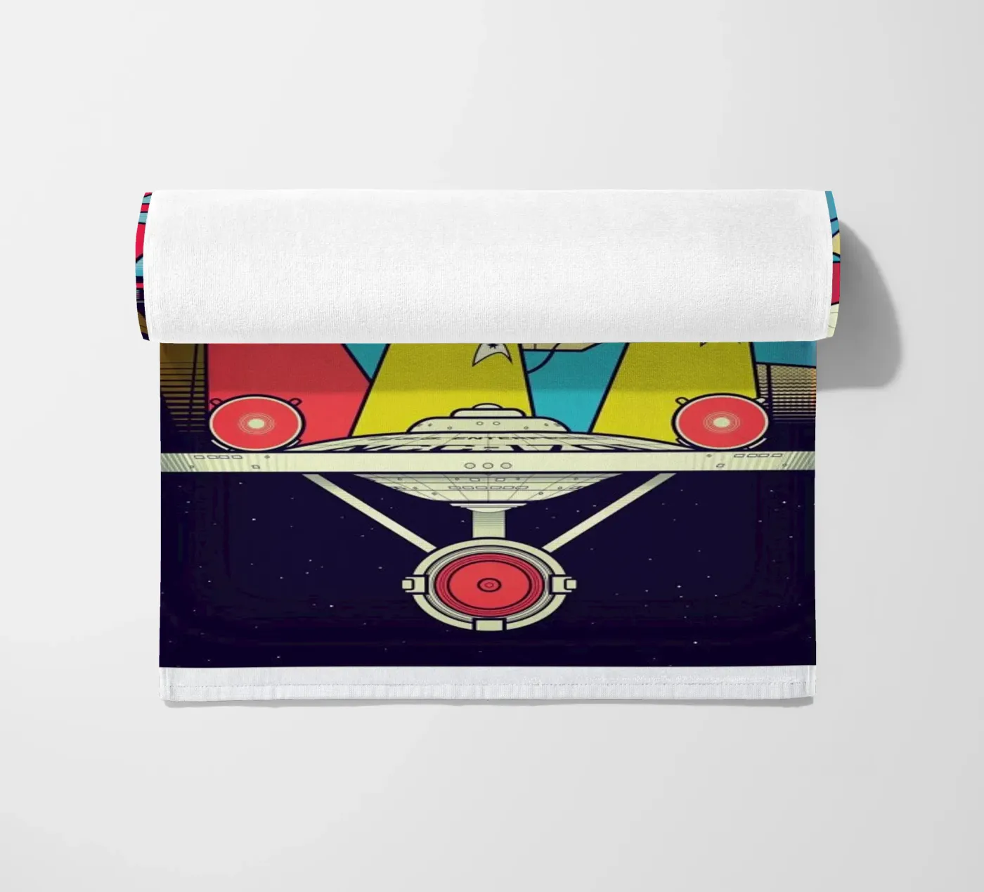 Enterprise Strandtuch von Ale Giorgini