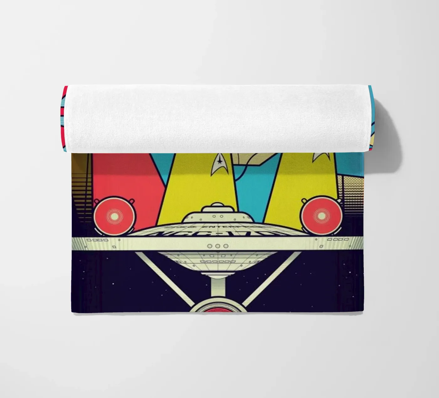 Enterprise Strandtuch von Ale Giorgini