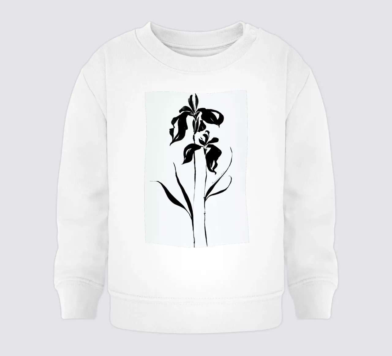Orchid 4 felpa neonato da Marina Guiu