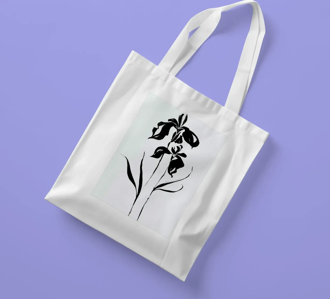 Orchid 4 tote bag by Marina Guiu