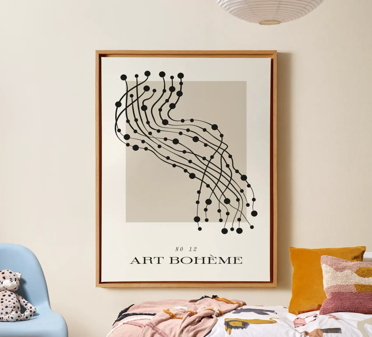 Art Boheme No 01 tela da treechild