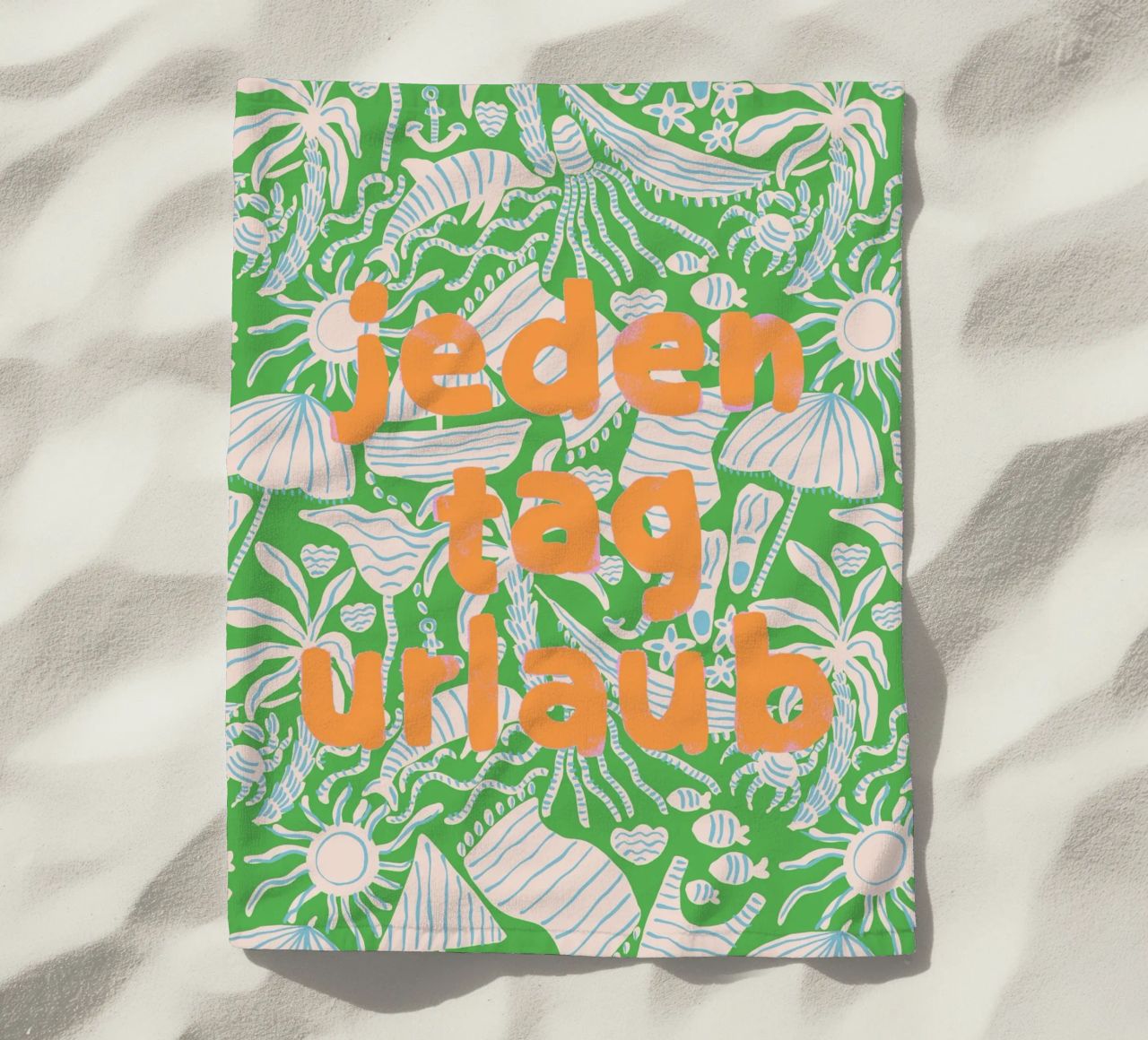 Des vacances tous les jours serviette de plage de All Colours