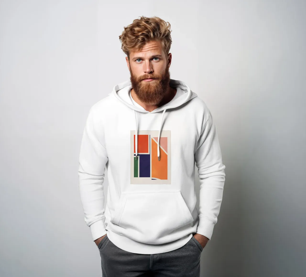 Astrazione moderna 17 felpa con cappuccio da Gaite