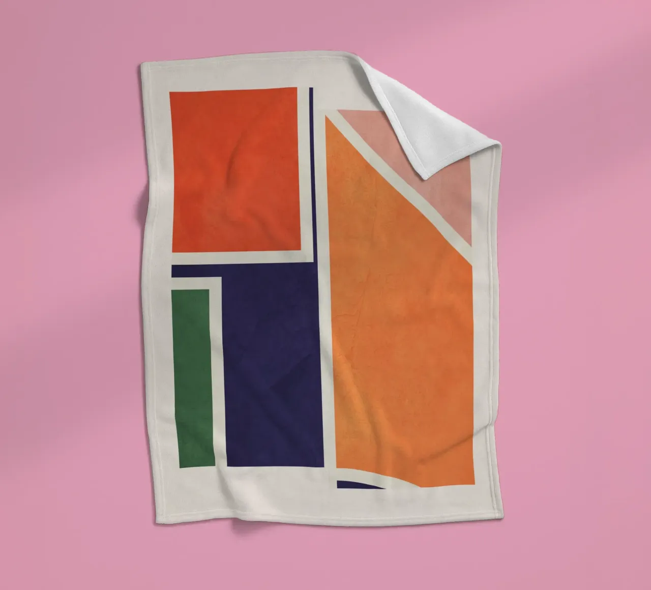 Modern Abstraction 17 fleece blanket by Gaite