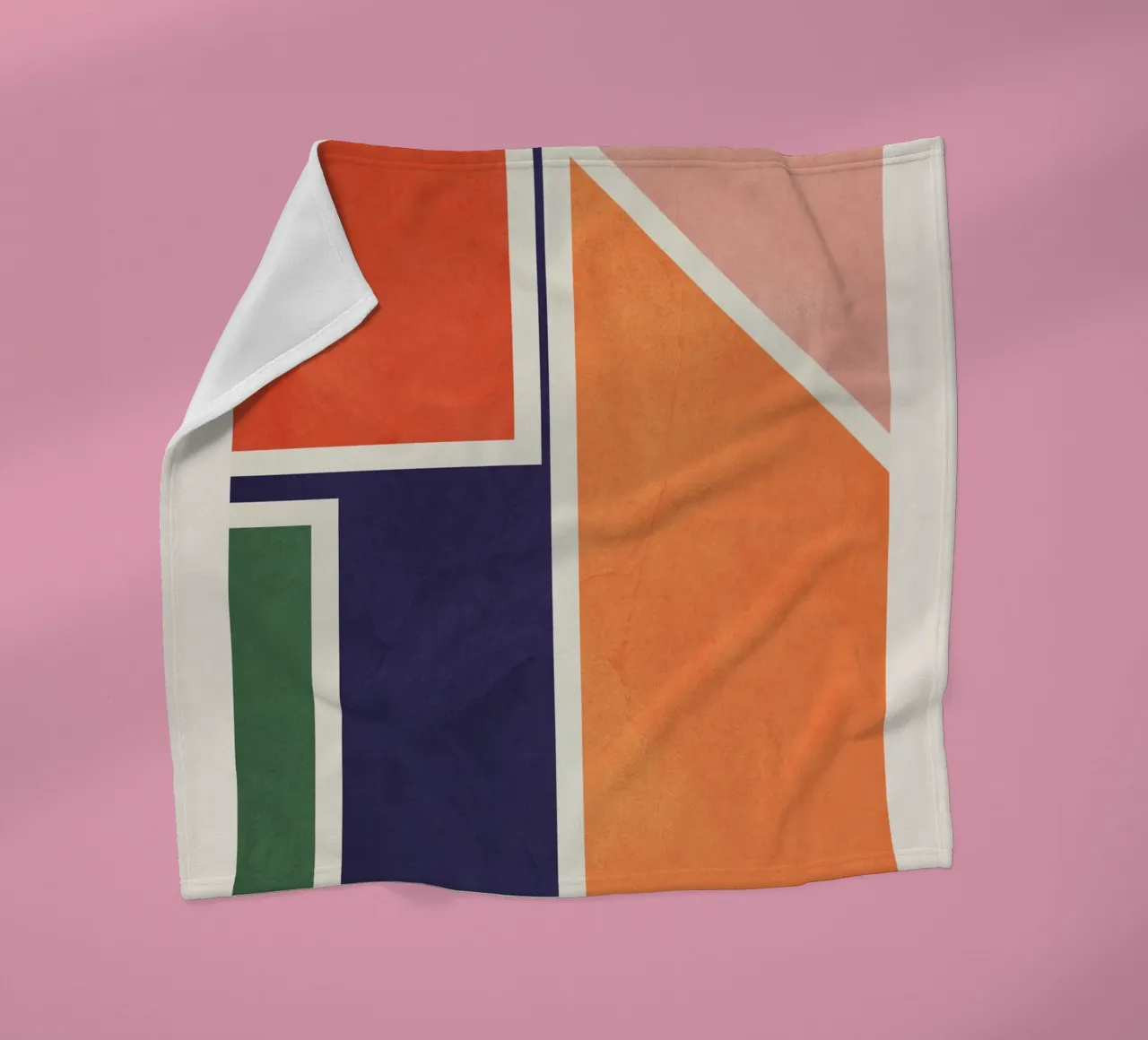 Modern Abstraction 17 fleece blanket by Gaite