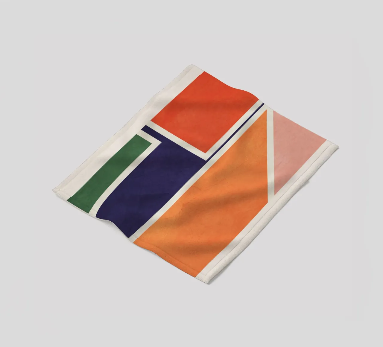 Modern Abstraction 17 fleece blanket by Gaite