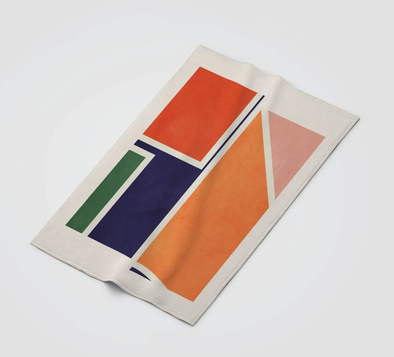 Modern Abstraction 17 fleece blanket by Gaite