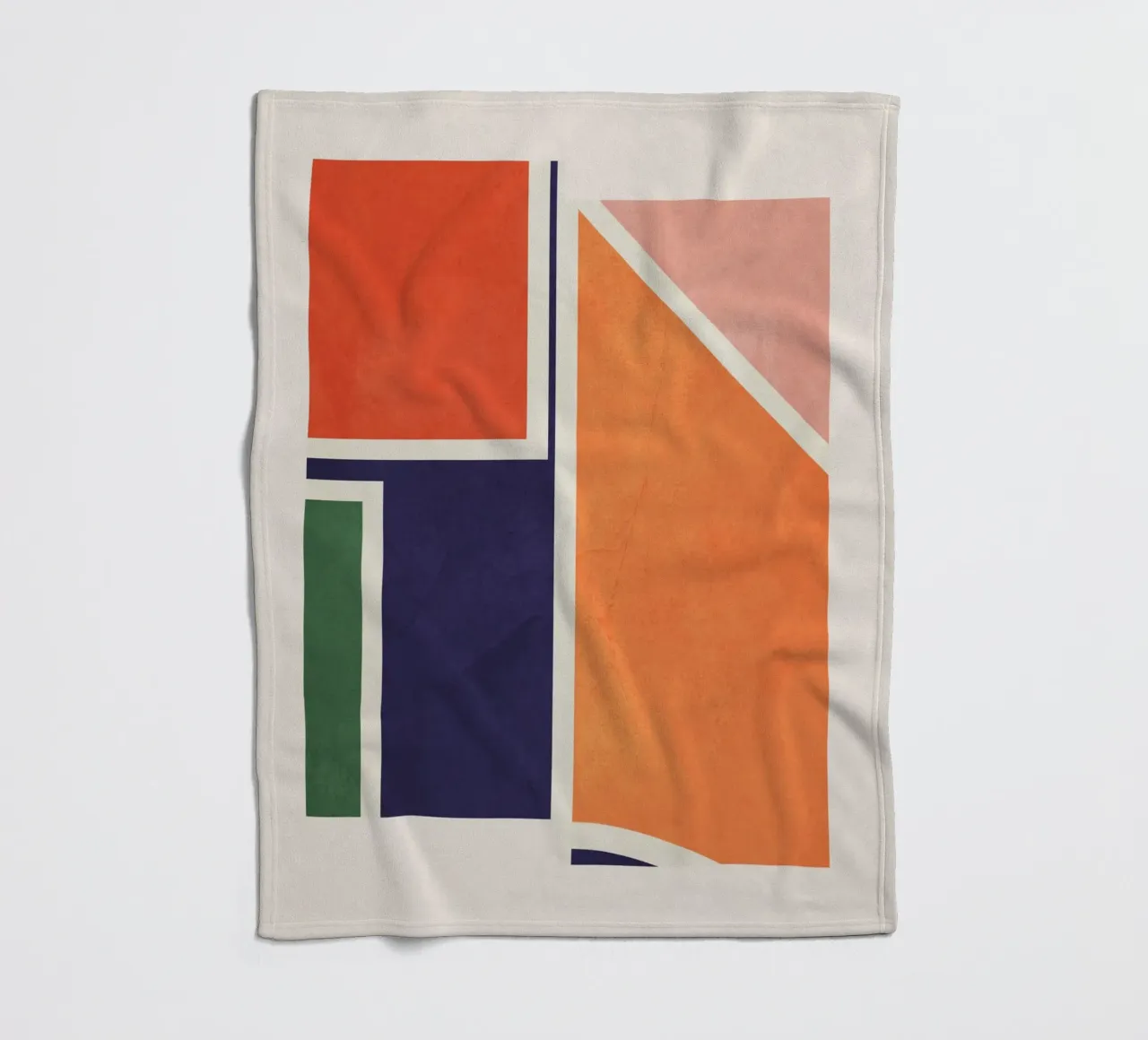 Modern Abstraction 17 fleece blanket by Gaite
