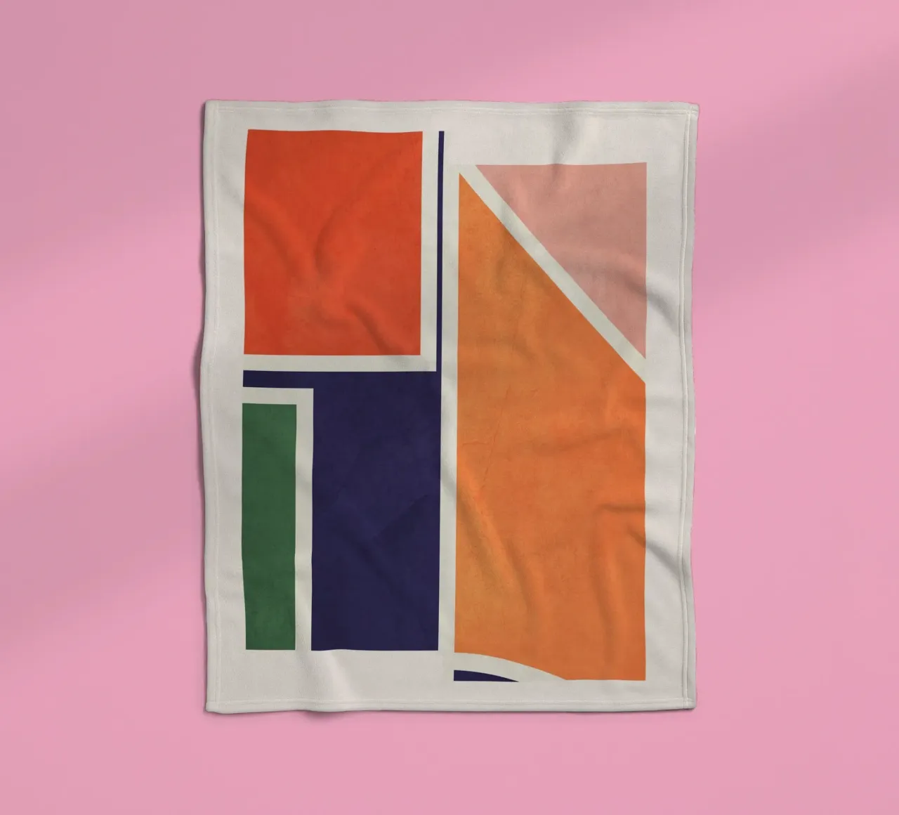Modern Abstraction 17 fleece blanket by Gaite