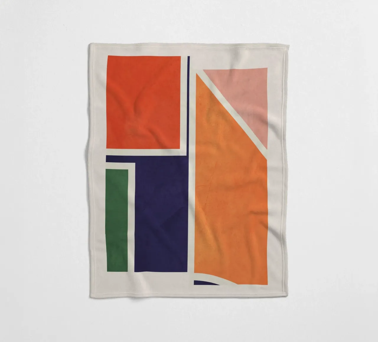 Modern Abstraction 17 fleece blanket by Gaite