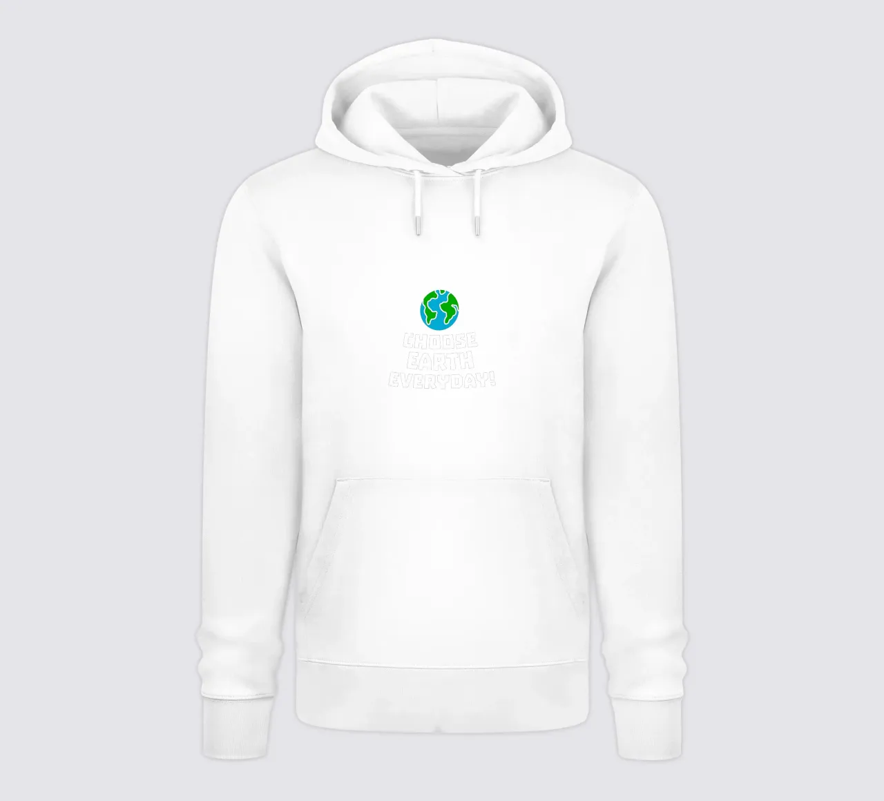 Choose earth everyday felpa con cappuccio da greencitiesmovement