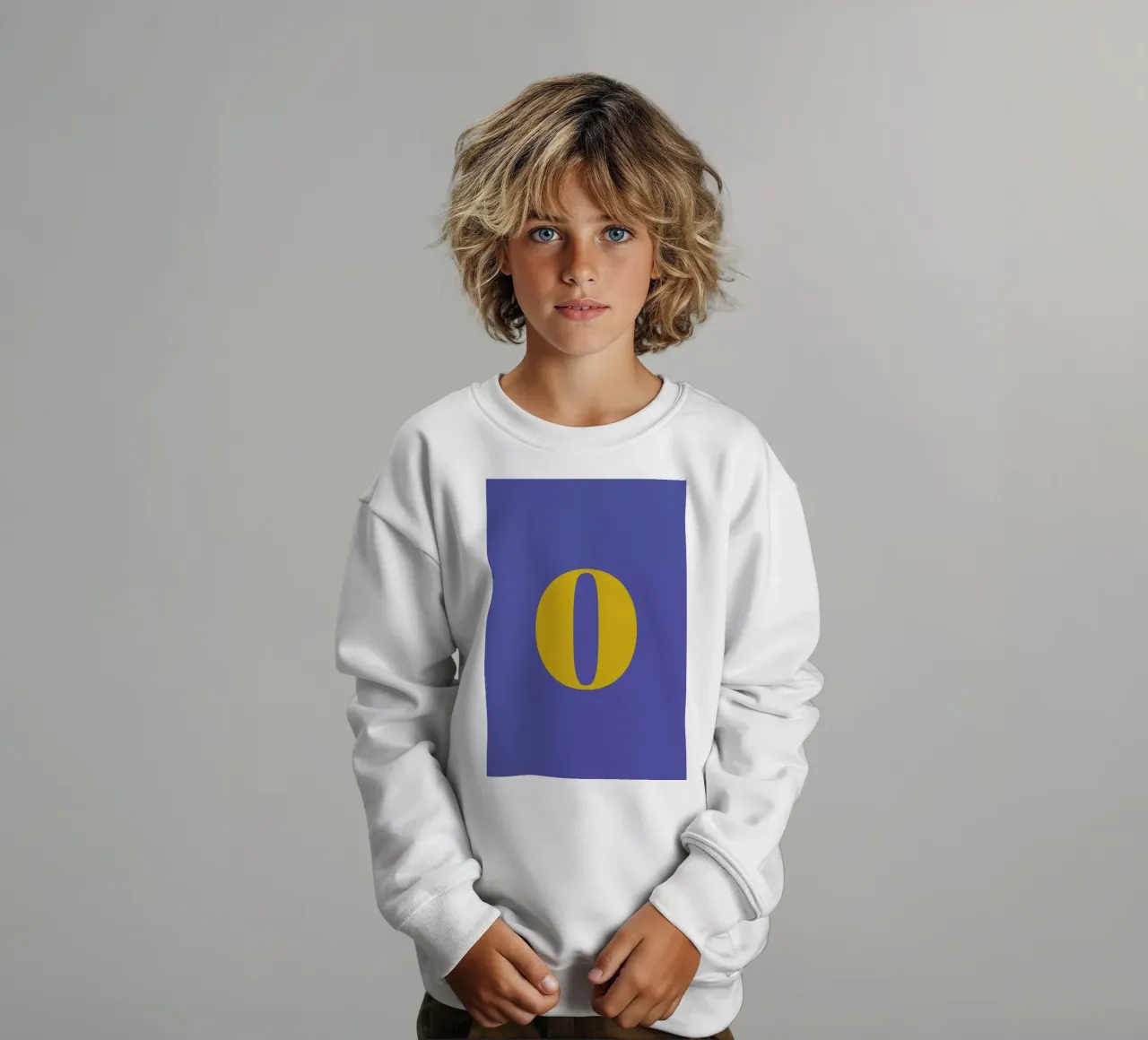 Blue Number 0 felpa bambino da Studio One