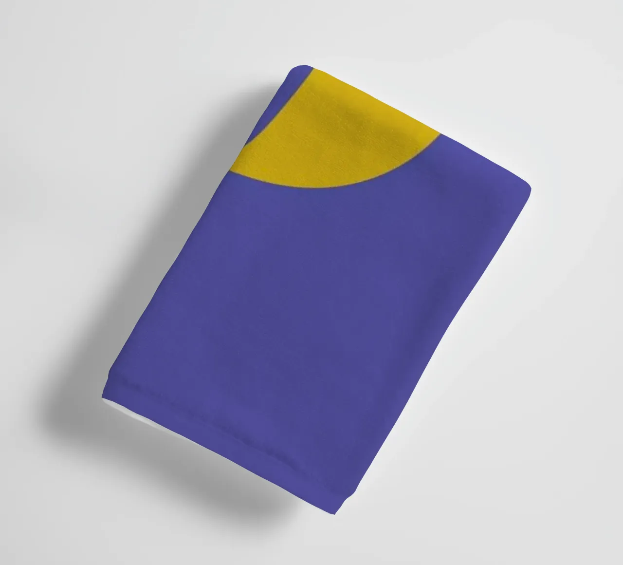 Blue Number 0 towel by Studio One