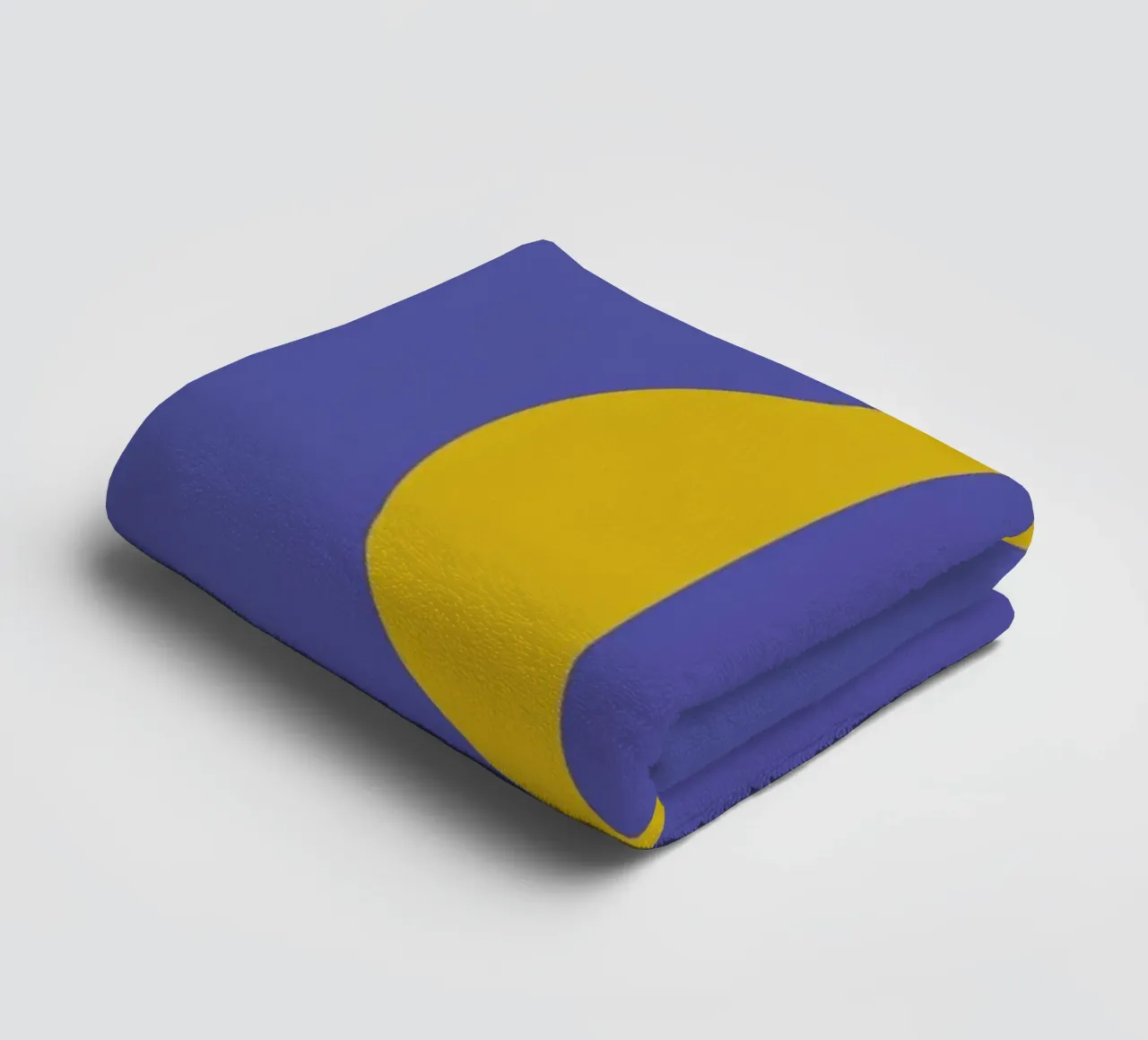 Blue Number 0 towel by Studio One