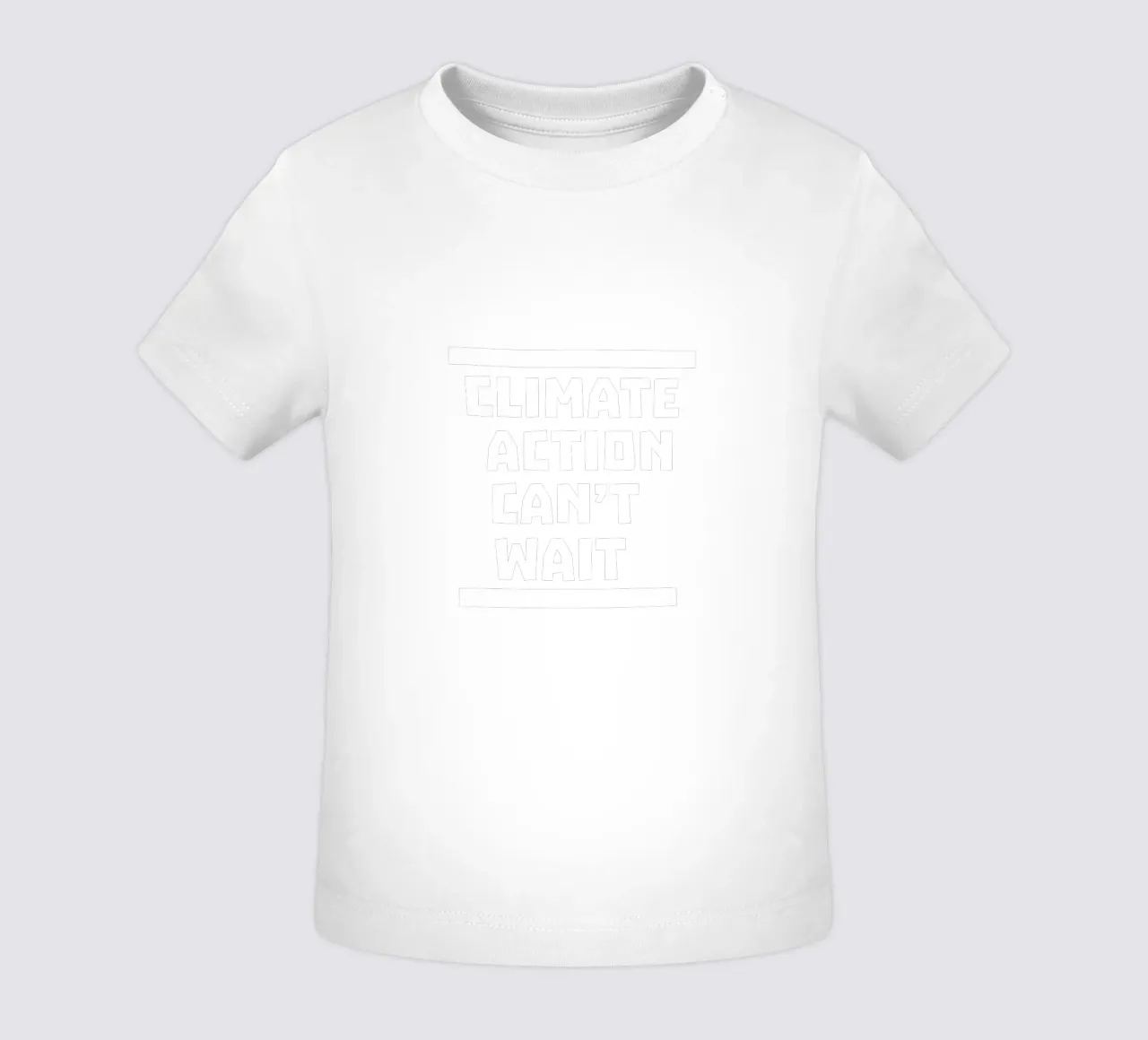 Climate action can't wait Baby T-Shirt von greencitiesmovement