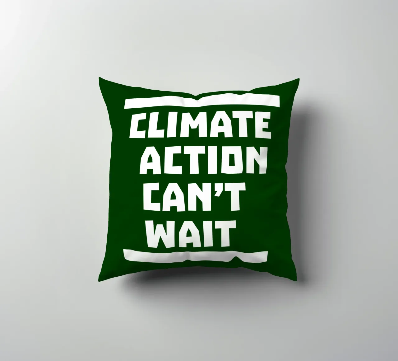 Climate action can't wait coussin de greencitiesmovement