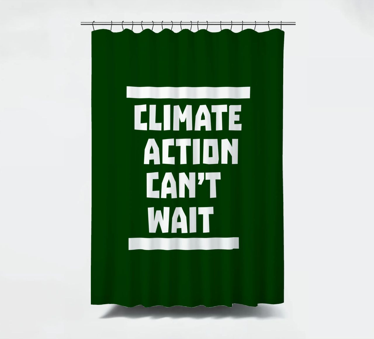 Climate action can't wait tenda da doccia da greencitiesmovement