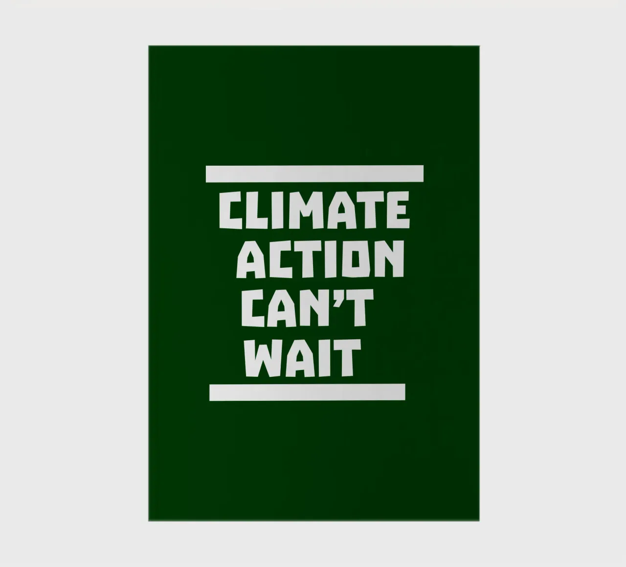 Climate action can't wait carnet de notes de greencitiesmovement