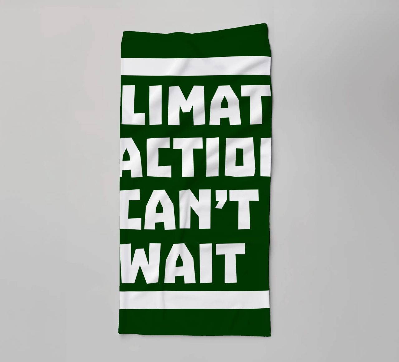 Climate action can't wait asciugamano da bagno da greencitiesmovement