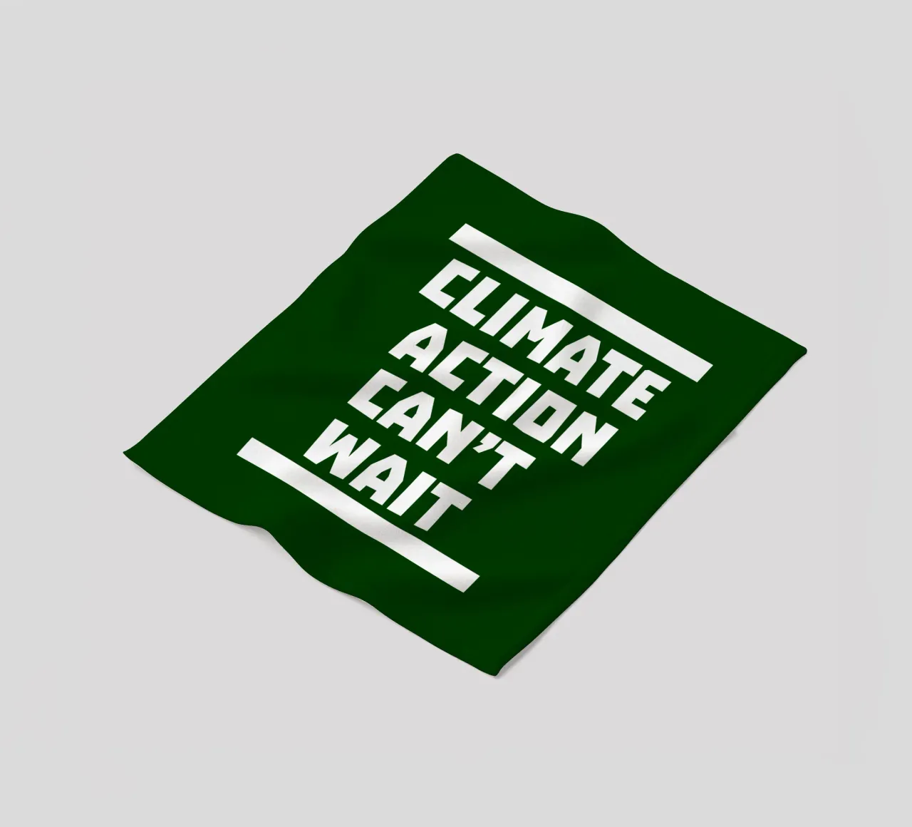 Climate action can't wait Fleecedecke von greencitiesmovement