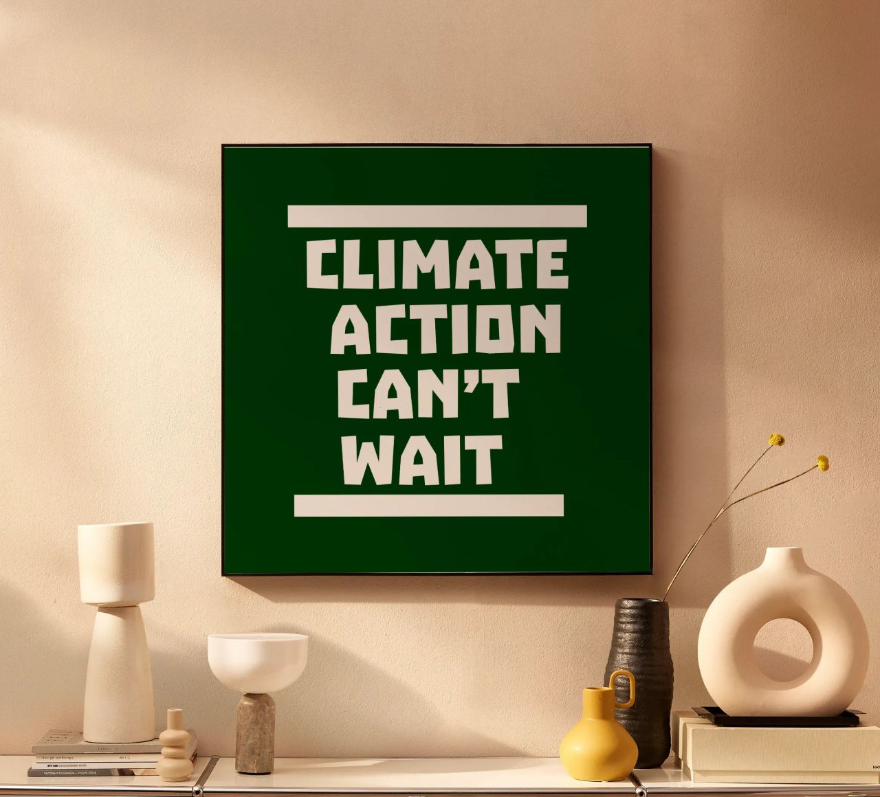 Climate action can't wait plexiglass da greencitiesmovement