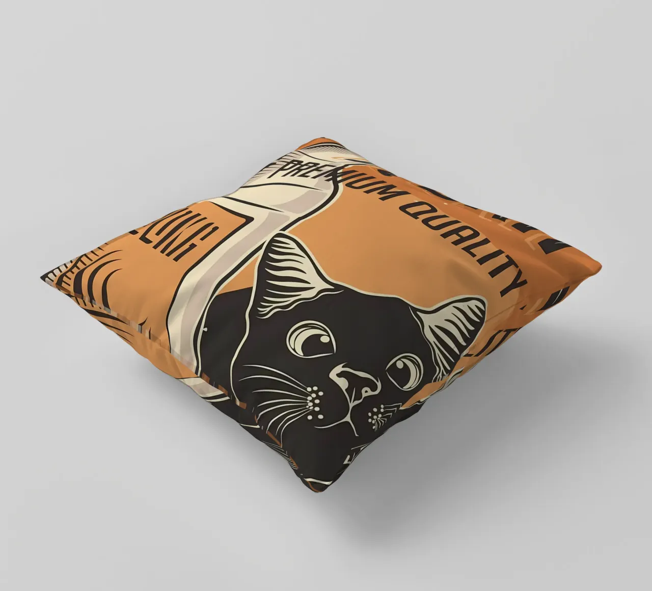 Gatto Vodka cuscino da Monique A Hooper
