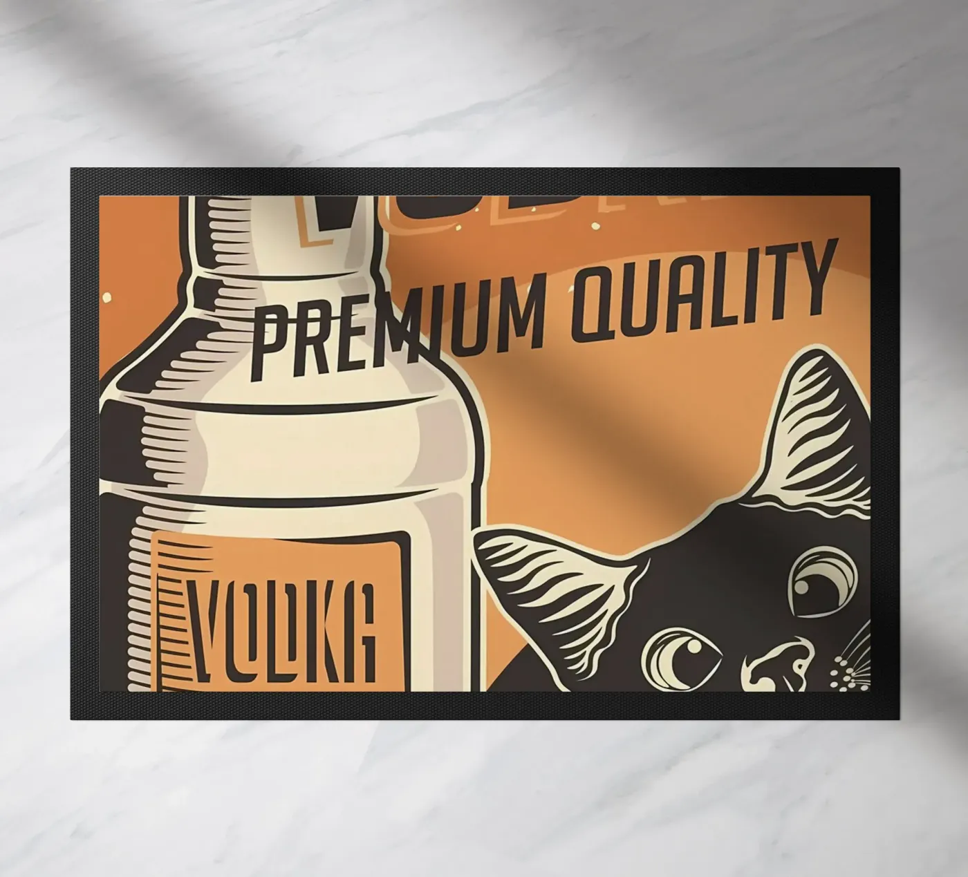 Wodka Kat deurmat van Monique A Hooper