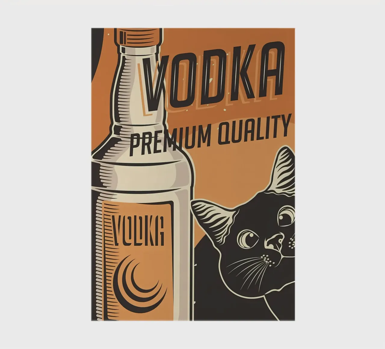 Vodka Cat notebook by Monique A Hooper