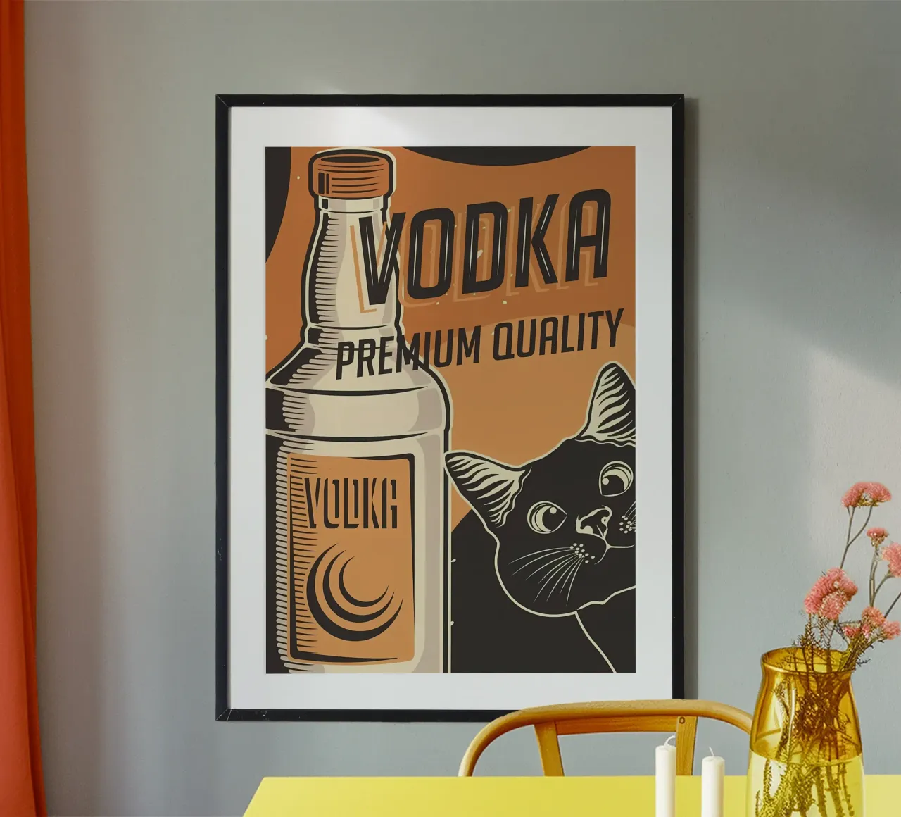 Gatto Vodka carta hahnemühle da Monique A Hooper