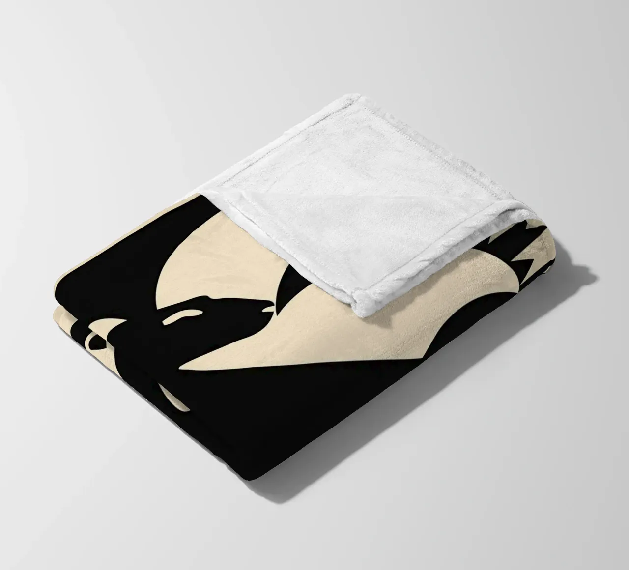Coniglio minimalista coperta in pile da Gaite