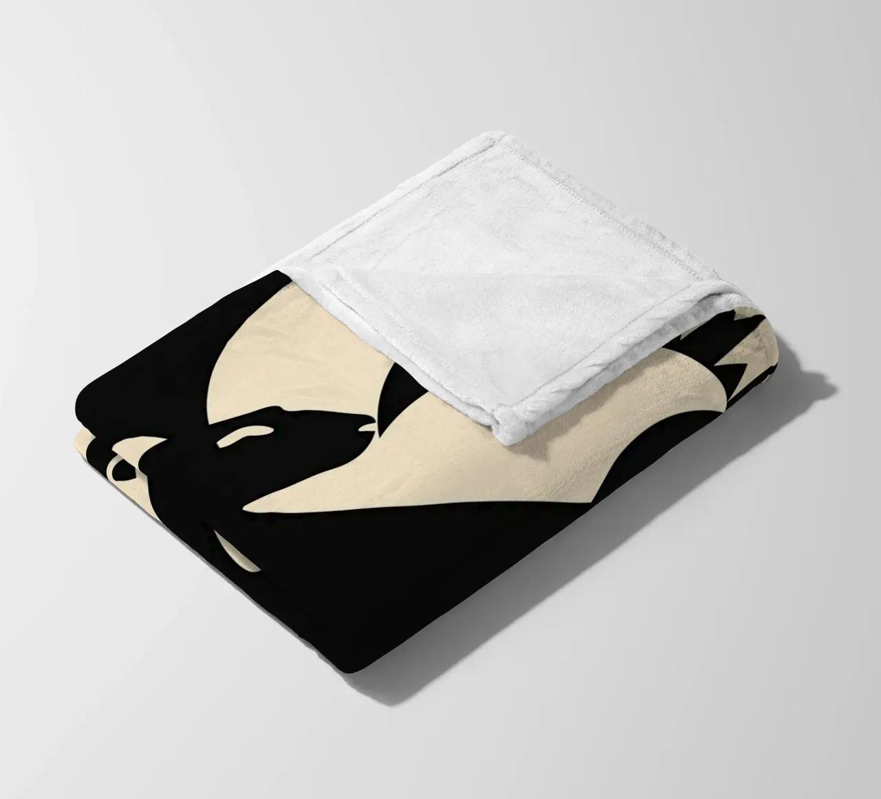 Coniglio minimalista coperta in pile da Gaite