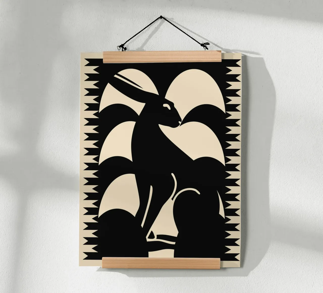 Minimalist Rabbit hahnemühle by Gaite
